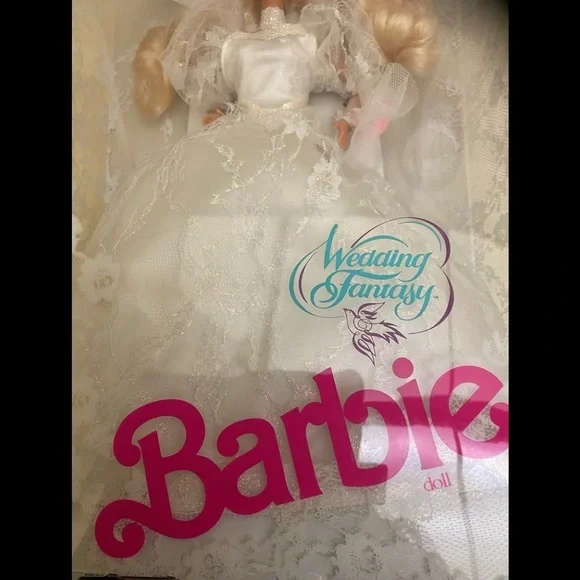Vintage 1989 Mattel Wedding Fantasy Barbie NRFBNIB - Picture 4 of 11